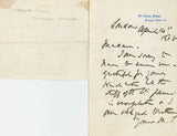 1868 Manuscript Letter Regarding St. James Magazine Publication by Victorian-Era Writer Charlotte Riddell
