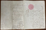 1868 Canadian Legal Manuscript Power of Attorney Document Signed by New Brunswick Politician William B. Kinnear and Widow of Henry Bowyer Smith