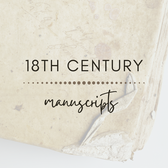 18th Century Manuscripts