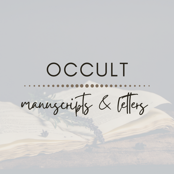 Occult Manuscripts