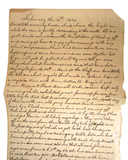 1864 Limestone, Alabama Civil War Diary Extract Detailing Captures at Gaines Mill & Gettysburg, Homefront Fear and Destruction, Confederate Gossip, and More Written by the Sister of Two Men in the 9th Alabama Infantry, Company F (Limestone Troopers)