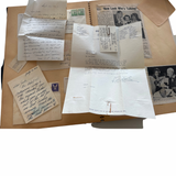 1939 - 1947 ORIGINAL SCRAPBOOK AND EPHEMERAL MEMORY BOOK OF A TEENAGE MAGICIAN WHO WORSHIPS HOUDINI AND SCARNE - BOASTING A RARE ORSON WELLES MERCURY WONDER SHOW FOR SERVICE MEN