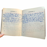 1929 - 1933 ORIGINAL DEPRESSION ERA MANUSCRIPT DIARY OF A YOUNG WOMAN WHO IS LEADING THE HIGH LIFE IN THE OLYMPIA, EVERETT AND SEATTLE WASHINGTON AREA AND TRAVELS WITH HER FRIENDS ON THEIR YACHTS