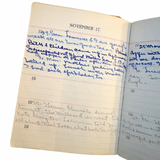 1929 - 1933 ORIGINAL DEPRESSION ERA MANUSCRIPT DIARY OF A YOUNG WOMAN WHO IS LEADING THE HIGH LIFE IN THE OLYMPIA, EVERETT AND SEATTLE WASHINGTON AREA AND TRAVELS WITH HER FRIENDS ON THEIR YACHTS