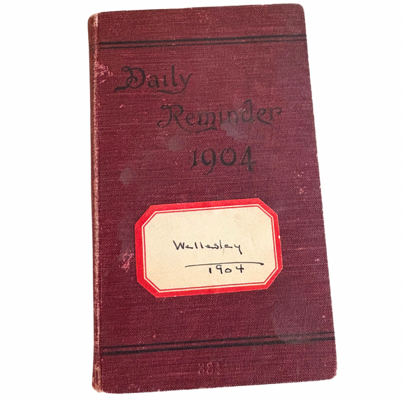 1904 Diary of Wellesley College Student Ethel A. Morse, Recording the Big Feelings Associated with Her “Crush” on a Female Friend and Emotional Rivalry Within Her Social Circle