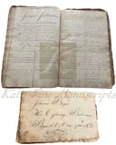 1786 New York Girl’s Cyphering Book Documenting Early Republic Education & Practical Economics in the Pioneering New Amsterdam Bergen Family