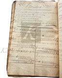 1786 New York Girl’s Cyphering Book Documenting Early Republic Education & Practical Economics in the Pioneering New Amsterdam Bergen Family