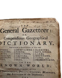 1776 General Gazetteer with 1779–1827 Manuscript Notes of a Massachusetts Revolutionary War Privateer, Ship Master, and Selectman, Including Service Aboard the Pilgrim Under Famed Captain Hugh Hill