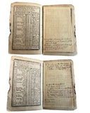 1802 Printed Almanack with Manuscript Margin Notes and Post-Revolutionary Diary Entries by a Columbia County, New York Citizen, Including Local and Historical References and Curious Coded Language