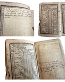 1802 Printed Almanack with Manuscript Margin Notes and Post-Revolutionary Diary Entries by a Columbia County, New York Citizen, Including Local and Historical References and Curious Coded Language
