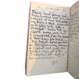 1908 HANDWRITTEN ORIGINAL DIARY OF A YOUNG GERMAN GIRL LIVING A YEAR IN AMERICA, WRITING VIVIDLY OF HER TEENAGE LIFE WITH FRIENDS AND FAMILY, AND FINALLY RELUCTANTLY RETURNING HOME TO GERMANY IN A STEAMBOAT