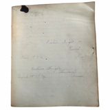 1874-1876 8th Grader’s English Composition Book Kept While at School in Harvard, Massachusetts