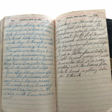 1885 Diary of a Maine Farmer, Ferrier and Carpenter Sick With a Respiratory Illness, Working Through the Pain, and Travelling West for Relief That Would Not Come