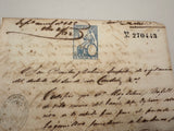 1872 Matanzas Slave-Transfer Authorization Naming Félix (African) and Mariano (Creole), a Late-Slavery Certificate Signed by José Benítez
