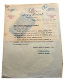 1959 Havana Municipal Procurement Letter with Italian Adding Machine Broadside from Orbay y Cerrato, Guanabacoa