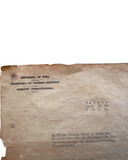 1940 Cubam Military Letter Signed by Francisco Tabernilla Dolz Regarding a Commemoration Event for Veterans of the Independence Delegation on May 20