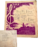 c. 1941–1957 Cuban Popular Entertainment Print Archive of Cancioneros, Sheet Music, and Celebrity Tribute Material Documenting Radio, Music Distribution, and Transnational Performance Culture