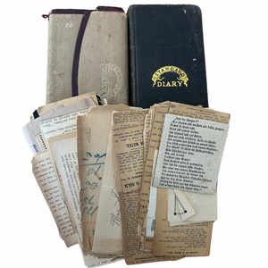 1903-1905 Diaries and Ephemera of a Talkative Indiana Quaker Mother of 11 Keeping House and Keeping Busy in the Community