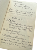 Manuscript Laboratory Notebook of Brilliant American Physicist and Mathematician Robert Simpson Woodward of Columbia University, Carnegie Institute and More