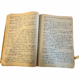 1942-1943 Diary Scrapbook of a German War Watcher Cheering on the Nazi Regime and Tracking  World War II By Summarizing German News Media Reports