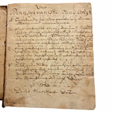 1783-1800s Remarkable Doctor’s Manuscript of Medical Maladies and Remedies Kept by Multiple Generations of a Pioneering German Pennsylvania Family of Physicians