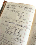 1810–1812 & 1825–1827 Ledger of Belleville-Born Ship Captain and New York Merchant George Davis Documenting Atlantic Shipping, Elite Mercantile Networks, and Later Land Development and Welsh Settlement in Lewis County
