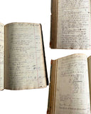 1810–1812 & 1825–1827 Ledger of Belleville-Born Ship Captain and New York Merchant George Davis Documenting Atlantic Shipping, Elite Mercantile Networks, and Later Land Development and Welsh Settlement in Lewis County