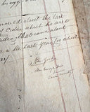 1810–1812 & 1825–1827 Ledger of Belleville-Born Ship Captain and New York Merchant George Davis Documenting Atlantic Shipping, Elite Mercantile Networks, and Later Land Development and Welsh Settlement in Lewis County