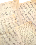 1874 Sculptor André Besqueut Letter to His Mentor Aimé Giron About Winning Beaux-Arts Honours, His Religious Convictions, and Negative Views of Paris
