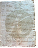 1737 Extensive Norman Seigneurial Court Manuscript Reclaiming and Inventorying 158 Properties for Unpaid Feudal Rents and Duties