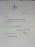 1914 Autographs of Three Canadian Premiers: J.A. Mathieson, Arthur L. Sifton, and James K. Flemming