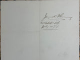 1914 Autographs of Three Canadian Premiers: J.A. Mathieson, Arthur L. Sifton, and James K. Flemming