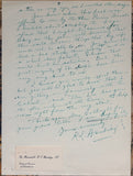 1964 Candid Personal Letter from Saskatchewan Lieutenant Governor The Honourable R.L. Hanbridge