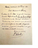1881 Letters from Inside the Franco-Belgian Press Revealing "Unpublishable" Émile Zola & Maupassant Gossip and Literary Networks.