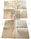 1734 German Jewish History: Original Manuscript Loan Agreement with a Jewish Moneylender, Secured by Land