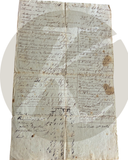 1796 Post Revolutionary Farming Operational Ledger Sheet of Capt. Noah Wheeler, Prominent Dutchess Co, NY Farmer Teaching His Adolescent Sons the Family Business