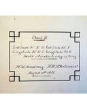 1882–1883 Collection of 18 Manuscript Navigation Charts by Victorian-Era Naval Cadet H. W. Armstrong, Exploring Naval Education Aboard the HMS Britannia, Predecessor of Britannia Royal Naval College (BRNC)