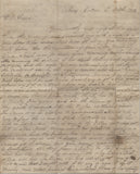 1842 Beautiful Naturally Aged Handwritten Family Letters