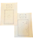 1882–1883 Collection of 18 Manuscript Navigation Charts by Victorian-Era Naval Cadet H. W. Armstrong, Exploring Naval Education Aboard the HMS Britannia, Predecessor of Britannia Royal Naval College (BRNC)