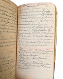 1884 ORIGINAL MANUSCRIPT DIARY HAND WRITTEN BY A VERY POLITICAL RHODE ISLAND MACHINIST, MERCHANT, OYSTERMAN AND BASS HORN PLAYER IN THE TOWN BAND