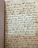 1771 Manuscript Diary of Governor Charles Pinfold: The Death of Lord Halifax, a Disputed Estate, Georgian Scandal, and the Deliberate Destruction of an Archive