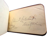 1880s Toronto Autograph Album of Catherine (Kitty) Scott with Four Signatures of the Brantford Cockshutt Family, Future Lieutenant-Governor, Morvyn House and Scottish Immigrants