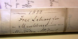 1852 Autograph Signed Letter from Richard Monckton Milnes to an Unknown Recipient at The Free Library for Marylebone