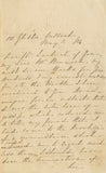 1854 Handwritten Letter of Intrigue from Famed Writer Prodigy Julia Sophia Pardoe to an M. Bennoch