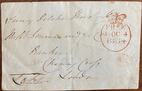 1834 Manuscript Signature of Warwick Lake, 3rd Viscount in the County of Buckingham