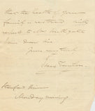 1800s Two Autographed Signed Letter (ASL) of Stanford Rivers' Author, Artist and Inventor, Isaac Taylor