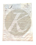 1740 French Notarial Lease of the Water Mill at Étouy: Rent Paid in Money, Pullets and Eels