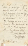 19th Century Manuscript Letter from Sculptor Benjamin Edward Spence to the Reverend Dr. Raffles