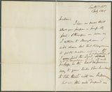 1848 Manuscript Signed Letter by William Brougham, 2nd Baron Brougham and Vaux, Regarding Mortgage Terms, Business