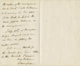 1848 Manuscript Signed Letter by William Brougham, 2nd Baron Brougham and Vaux, Regarding Mortgage Terms, Business